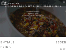 Tablet Screenshot of chefmartinez.com